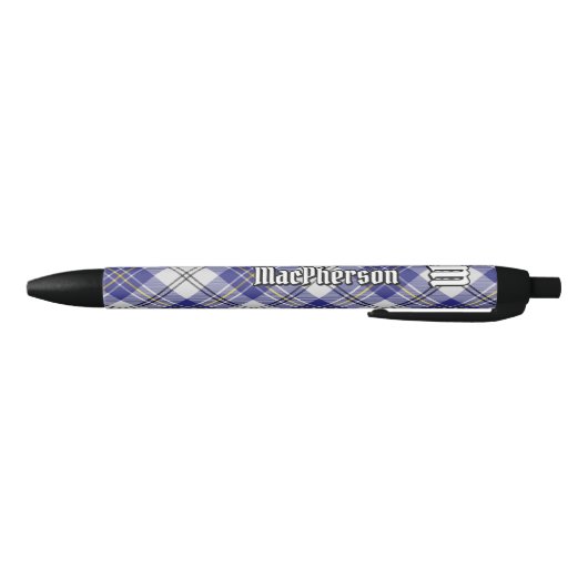 Clan MacPherson Blauw Jurk Tartan Ink Pen (Bodem)
