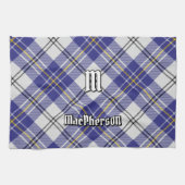 Clan MacPherson Blauw Jurk Tartan Keukenhanddoek (Horizontaal)