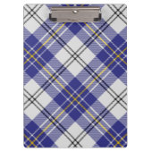 Clan MacPherson Blauw Jurk Tartan Klembord (Voorkant)