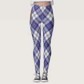 Clan MacPherson Blauw Jurk Tartan Leggings (Voorkant)