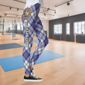 Clan MacPherson Blauw Jurk Tartan Leggings