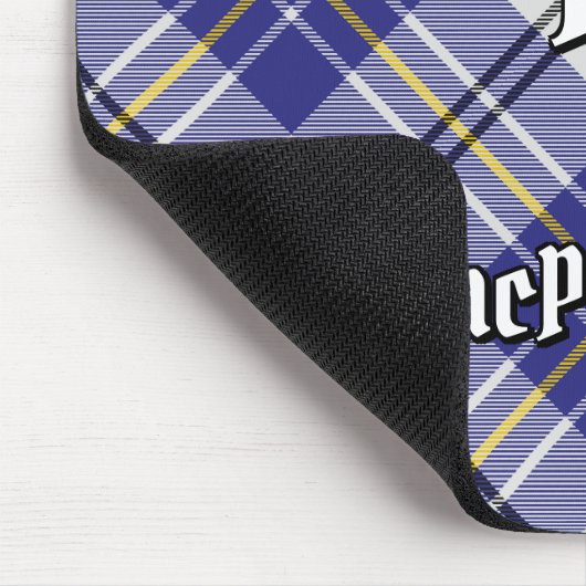 Clan MacPherson Blauw Jurk Tartan Muismat (Hoek)