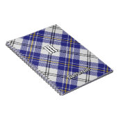 Clan MacPherson Blauw Jurk Tartan Notitieboek (Rechterzijde)