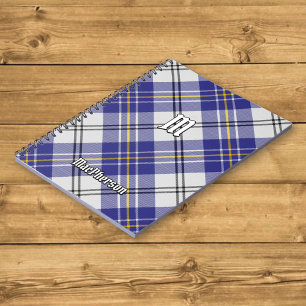 Clan MacPherson Blauw Jurk Tartan Notitieboek