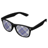 Clan MacPherson Blauw Jurk Tartan Retro Zonnebril (Gekanteld)