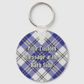 Clan MacPherson Blauw Jurk Tartan Sleutelhanger (Achterkant)