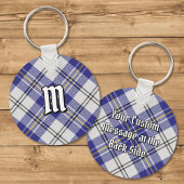 Clan MacPherson Blauw Jurk Tartan Sleutelhanger