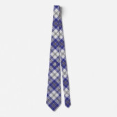 Clan MacPherson Blauw Jurk Tartan Stropdas (Voorkant)