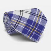 Clan MacPherson Blauw Jurk Tartan Stropdas (Opgerold)