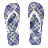 Clan MacPherson Blauw Jurk Tartan Teenslippers (Voetbed)