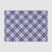 Clan MacPherson Blauw Jurk Tartan Tissue Papier (Voorkant)