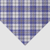 Clan MacPherson Blauw Jurk Tartan Tissue Papier (Detail)