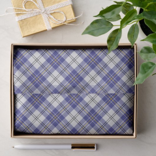 Clan MacPherson Blauw Jurk Tartan Tissue Papier (Geschenk)