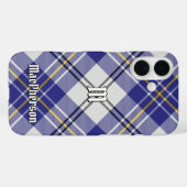 Clan MacPherson Blauwe Jurk Tartan Case-Mate iPhone Case (Achterkant (horizontaal))