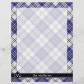 Clan MacPherson Blauwe Jurk Tartan Flyer (Voorkant)