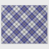 Clan MacPherson Blauwe Jurk Tartan Inpakpapier (Vlak)