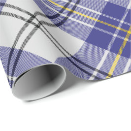 Clan MacPherson Blauwe Jurk Tartan Inpakpapier