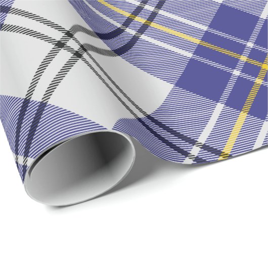 Clan MacPherson Blauwe Jurk Tartan Inpakpapier (Rol Hoek)