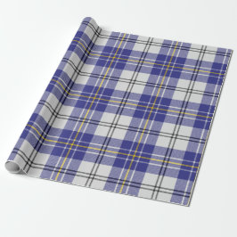 Clan MacPherson Blauwe Jurk Tartan Inpakpapier
