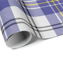 Clan MacPherson Blauwe Jurk Tartan Inpakpapier