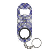 Clan MacPherson Blauwe Jurk Tartan Mini Flessenopener (Achterkant)