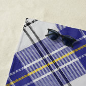 Clan MacPherson Blauwe Jurk Tartan Strandlaken (In situ)