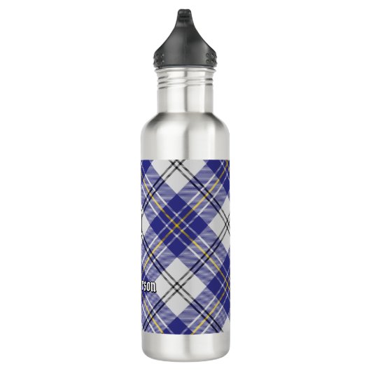 Clan MacPherson Blauwe Jurk Tartan Waterfles (Rechts)