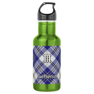 Clan MacPherson Blauwe Jurk Tartan Waterfles