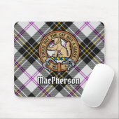 Clan MacPherson Crest boven Dress Tartan Muismat (Met muis)