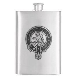 Clan MacPherson Crest Flask Flacon