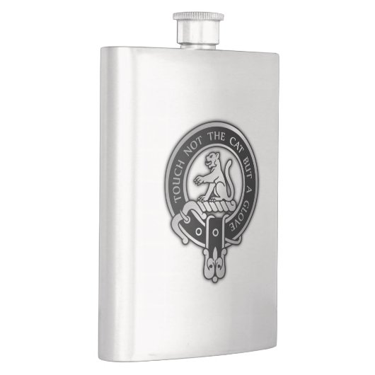 Clan MacPherson Crest Flask Flacon (Rechts)