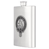 Clan MacPherson Crest Flask Flacon (Links)