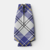 Clan MacPherson Crest over blauwe jurk Tartan Flesjeskoeler (Achterkant)