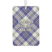 Clan MacPherson Crest over blauwe jurk Tartan Luchtverfrisser (Achterkant)