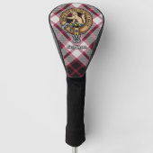 Clan MacPherson Crest over de jacht op Tartan Golfheadcover (Voorkant)