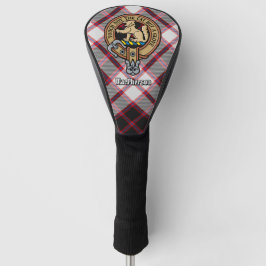 Clan MacPherson Crest over de jacht op Tartan Golfheadcover