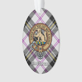 Clan MacPherson Crest over Dress Tartan Ornament (voorkant)