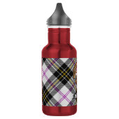 Clan MacPherson Crest over Dress Tartan Waterfles (Links)