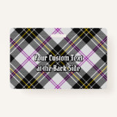 Clan MacPherson Crest over Jurk Tartan Badge (Achterkant)