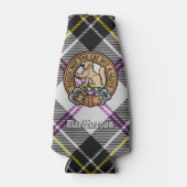 Clan MacPherson Crest over Jurk Tartan Flesjeskoeler (Voorkant)