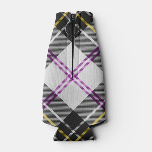 Clan MacPherson Crest over Jurk Tartan Flesjeskoeler (Achterkant)