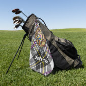 Clan MacPherson Crest over Jurk Tartan Golf Handdo Golfhanddoek (Groen)