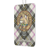 Clan MacPherson Crest over Jurk Tartan Luchtverfrisser (Links)