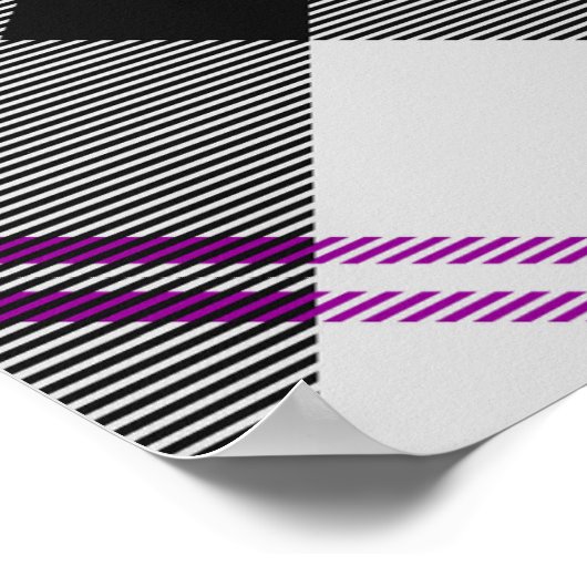 Clan MacPherson Crest over Jurk Tartan Poster (Hoek)