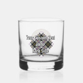 Clan MacPherson Crest over Jurk Tartan Whisky Glas (Achterkant)