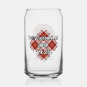Clan MacPherson Crest over rode jurk Tartan Blikvorm Glas (Achterkant)