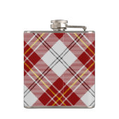 Clan MacPherson Crest over rode jurk Tartan Heupfles (Achterkant)