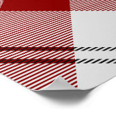 Clan MacPherson Crest over rode jurk Tartan Poster (Hoek)