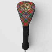 Clan MacPherson Crest over Tartan Golfheadcover (Voorkant)
