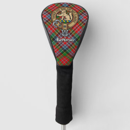 Clan MacPherson Crest over Tartan Golfheadcover